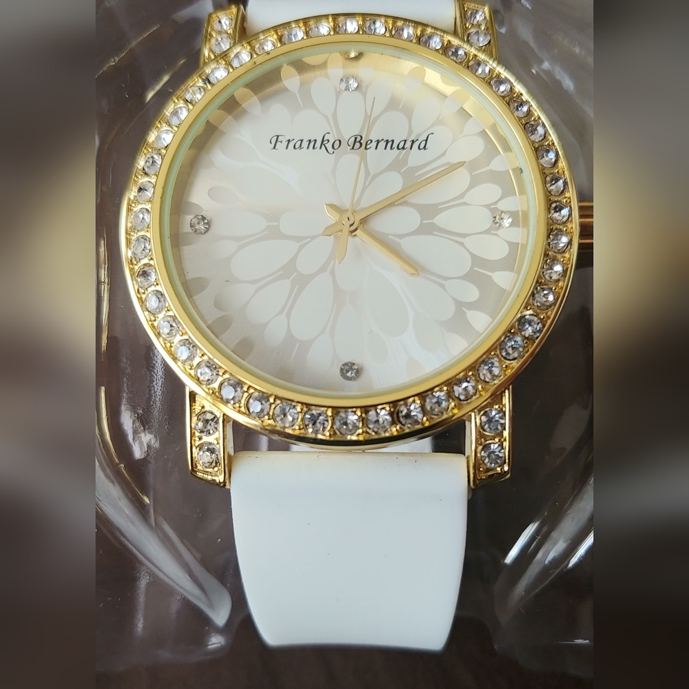 Frank Bernard Gold and White Watch